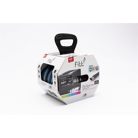 Fitt 5/8 in ID x 50 ft L Garden Hose, Gray FI7775